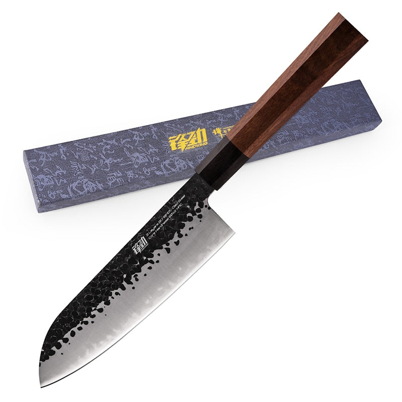 Couteau japonais forgé entièrement bronzé, couteau de chef, stade de sushi  Santoku, haute dureté, couteau à trancher le poisson, 7 po, 8 po, 9 po -  AliExpress
